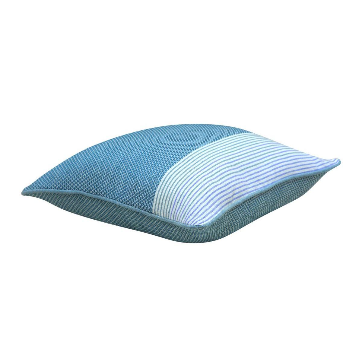 Housse de coussin - 60 x 60 cm - Bleu