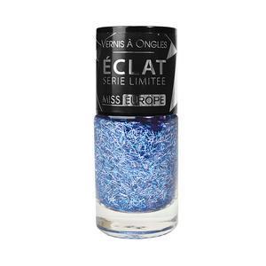 Vernis à ongles série limitée Éclat n°05 - ø 2.8 x H 6.7 cm - Bleu - MISS EUROPE