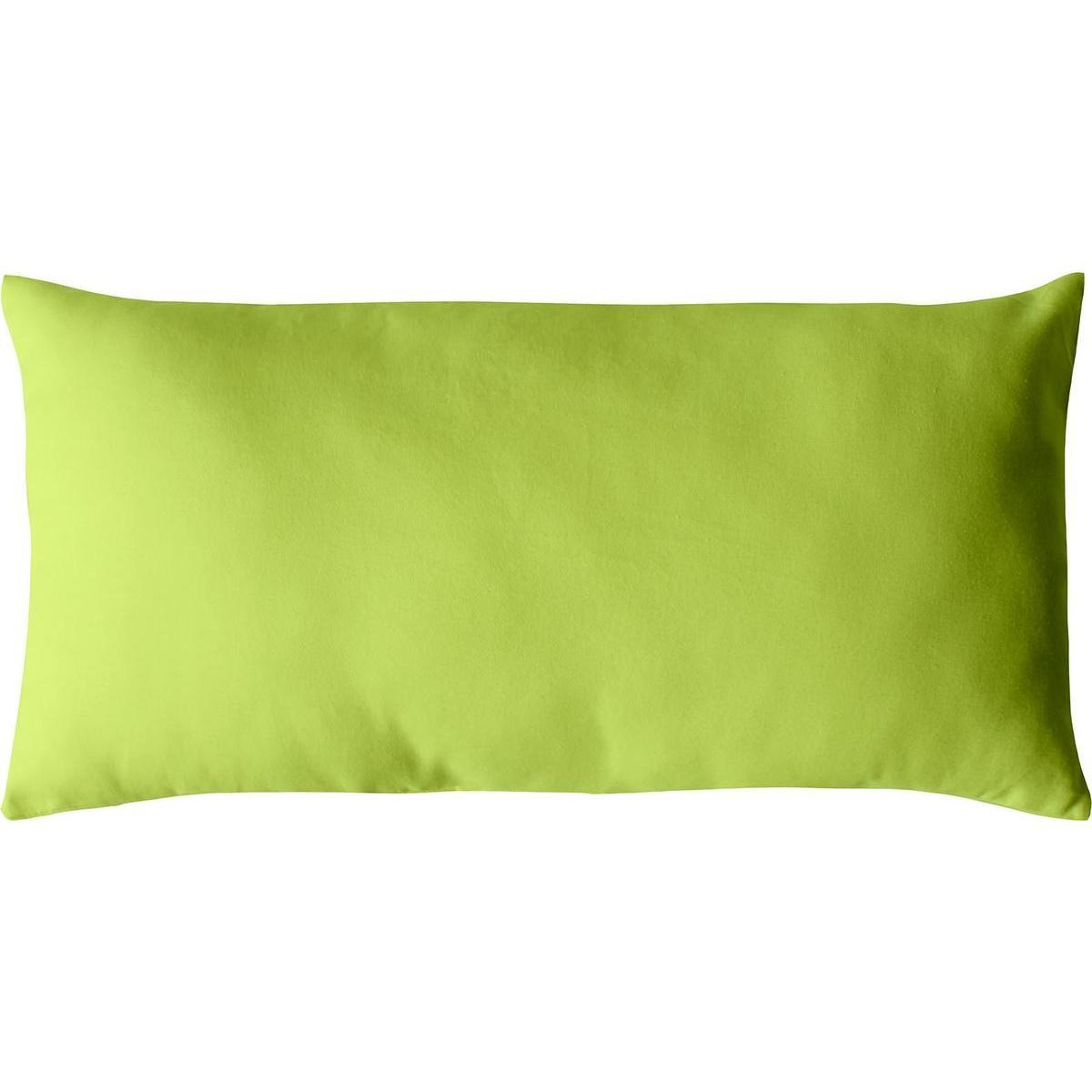 Coussin non déhoussable 30 x 50 cm coloris anis