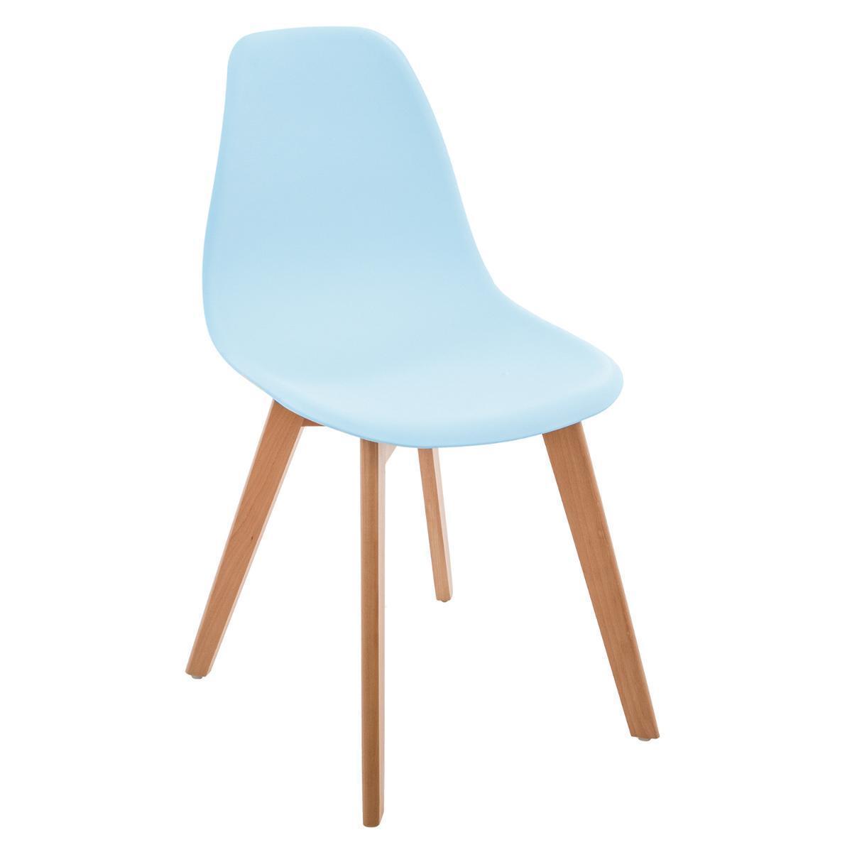 Chaise simple bleu