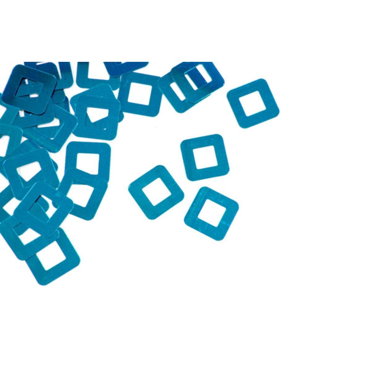 Confettis de table carrés - Bleu