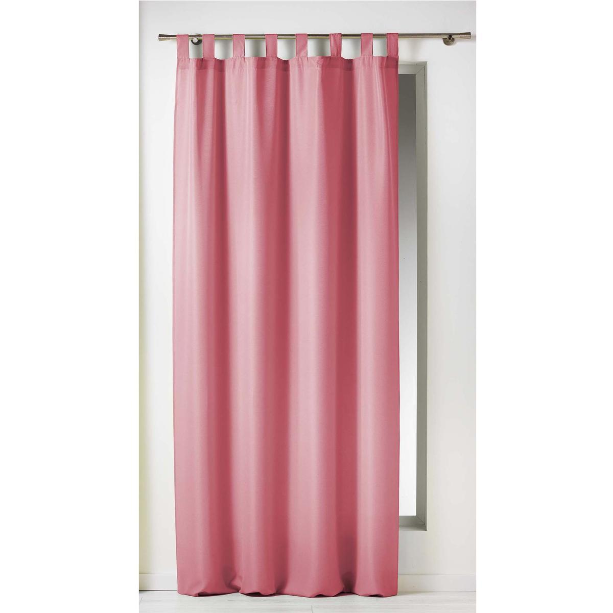 Rideau Essentiel passe-tringle - 140 x 260 cm - Rose