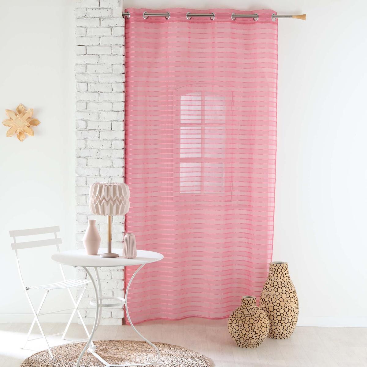 Voilage Riane - 140 x 240 cm - Rose