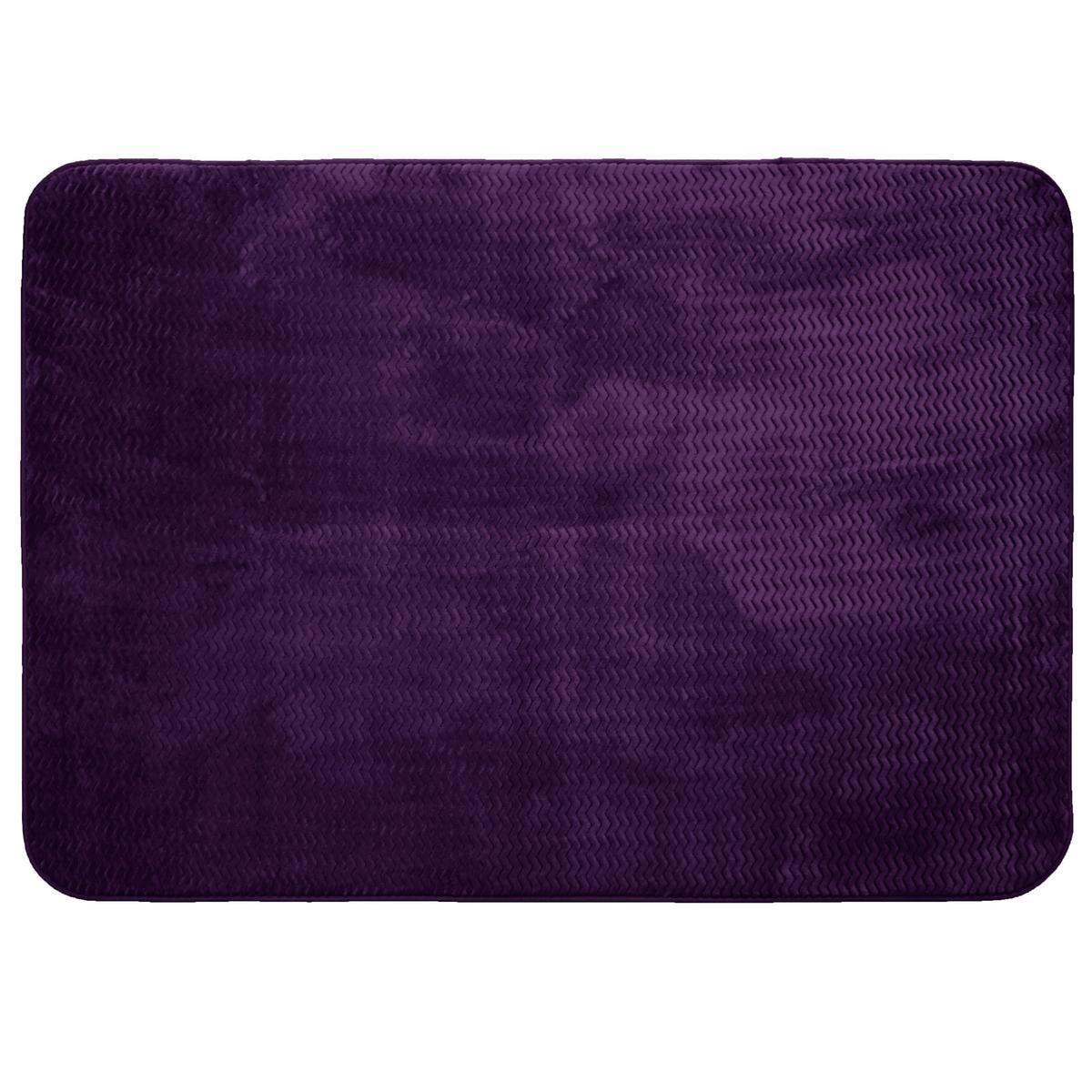 Tapis rectangulaire Zigga - 170 x 120 cm - Violet violine