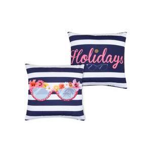 Coussin Vacances lunettes - 40 x 40 cm