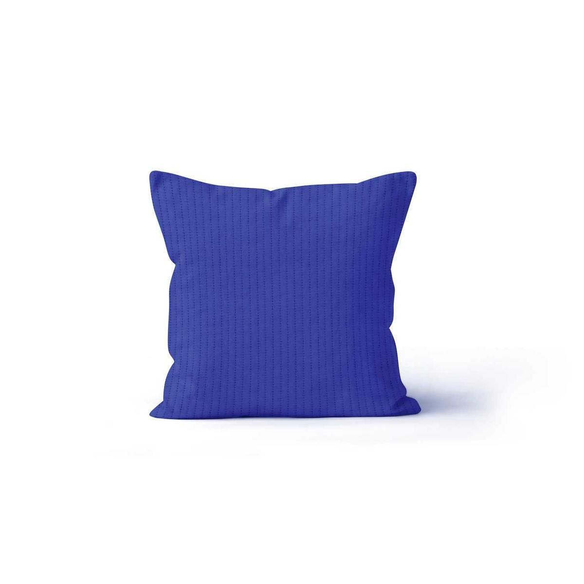 Housse de coussin Léo - 40 x 40 cm - Bleu