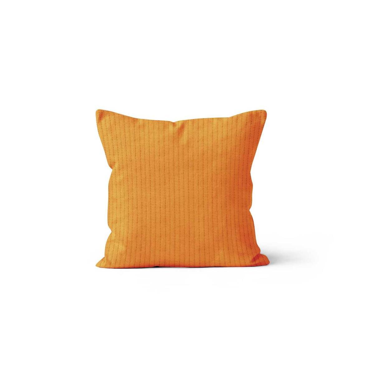 Housse de coussin Léo - 60 x 60 cm - Orange