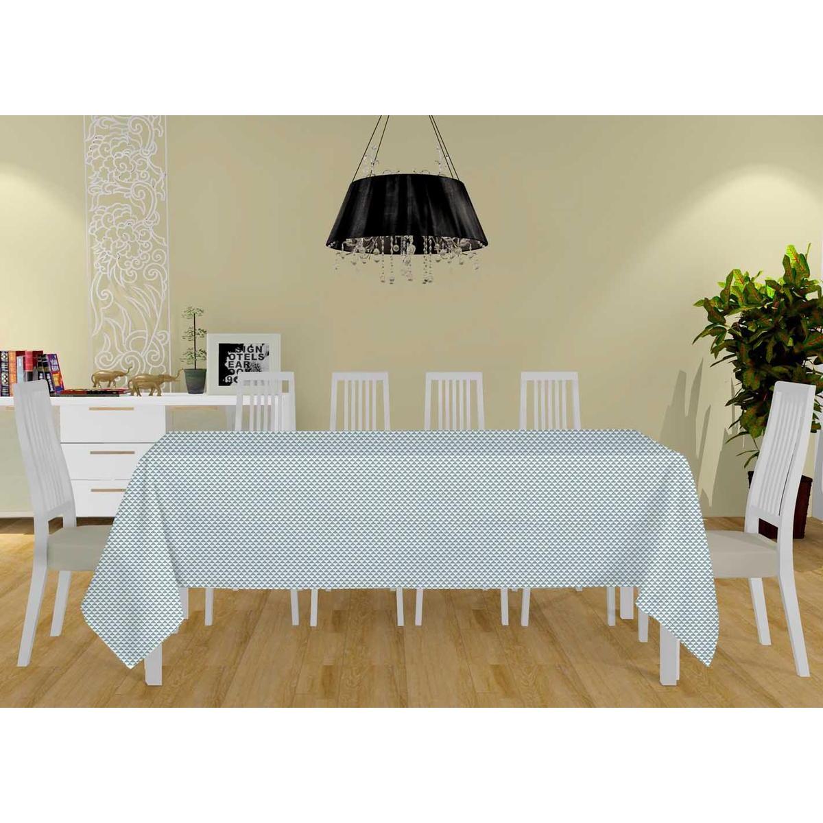 NAPPE 140X240 PALMIER BLEU