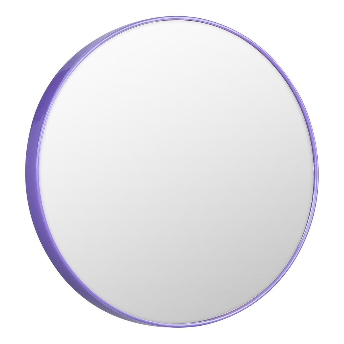 Miroir effet grossissant - ø 9.8 x l 1.5 cm - Noir, violet, blanc - COSMETIC CLUB