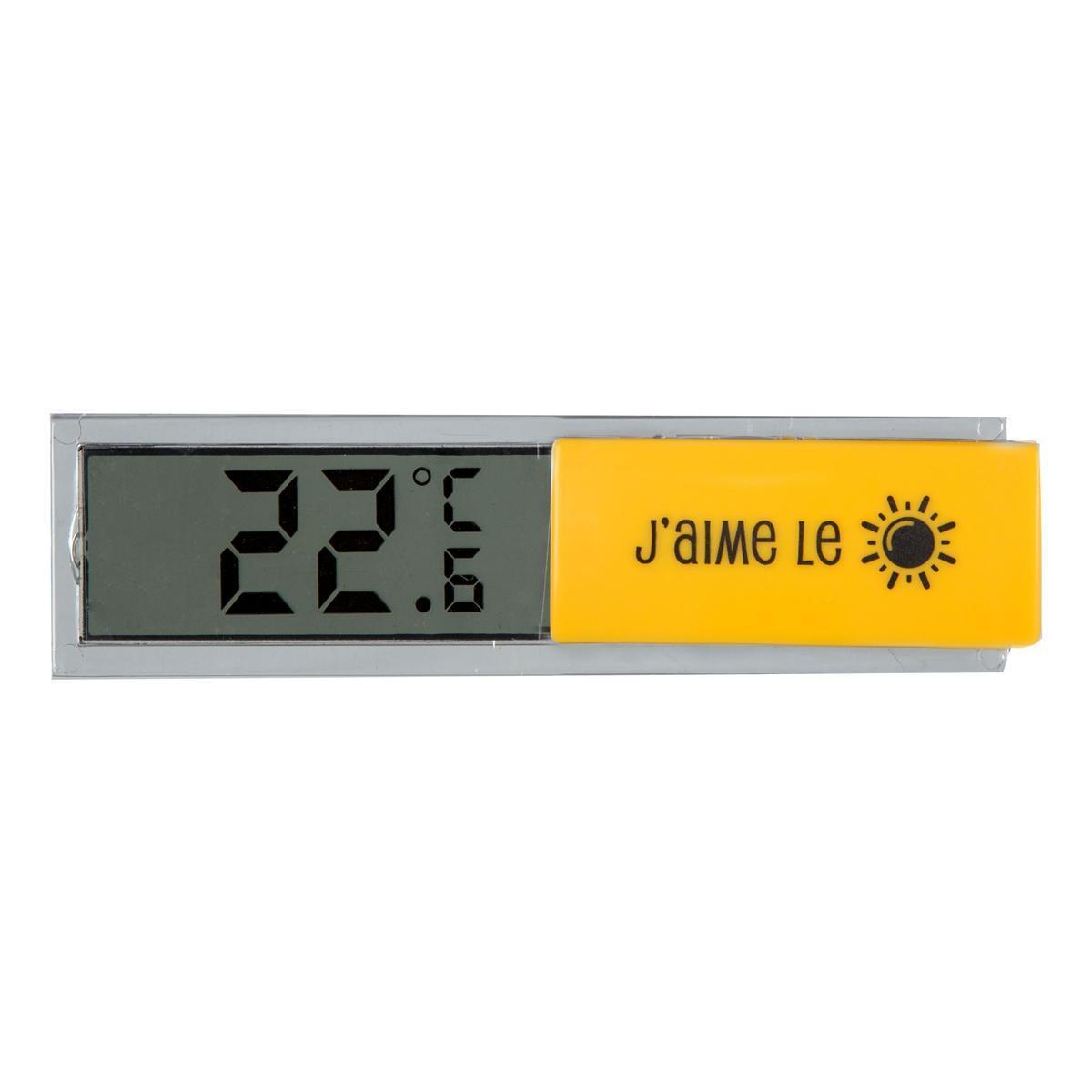 Thermomètre d'intérieur - L 10.6 x H 3 x l 3.2 cm - Multicolore - JE CHERCHE UNE IDEE