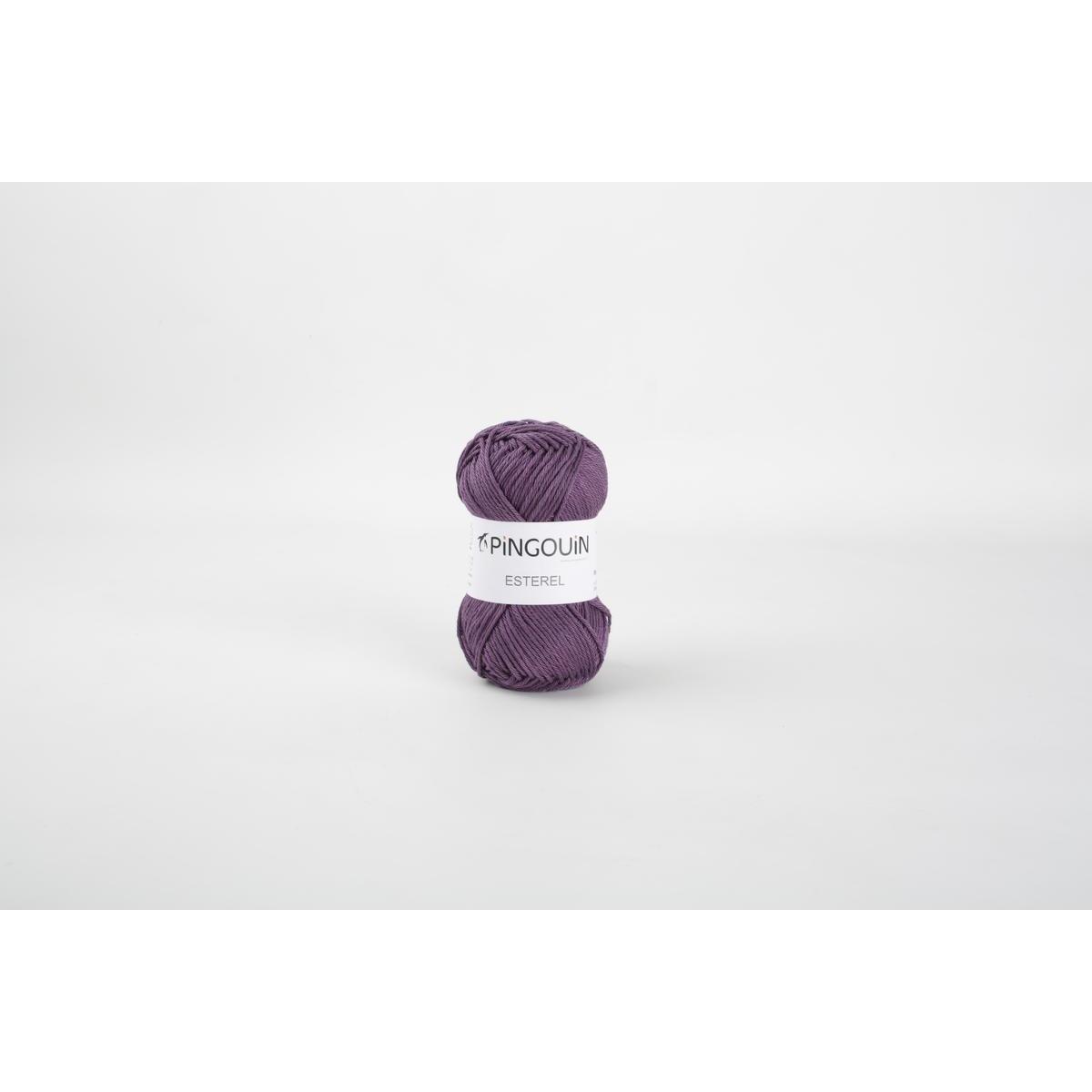 Pelote coton Esterel - 105 m - Violet - PINGOUIN