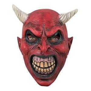 Masque de diable intégral - L 26 x H 10 x l 30 cm - Rouge - PTIT CLOWN