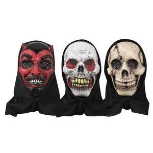 Masque adulte d'Halloween avec cagoule - Différents modèles assortis - L 27 x H 7 x l 18 cm - Multicolore - PTIT CLOWN