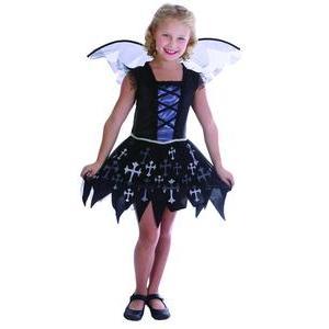Costume de fée ténébreuse - Différentes tailles - Taille enfant (S) - L 39 x l 30 cm - Noir - PTIT CLOWN