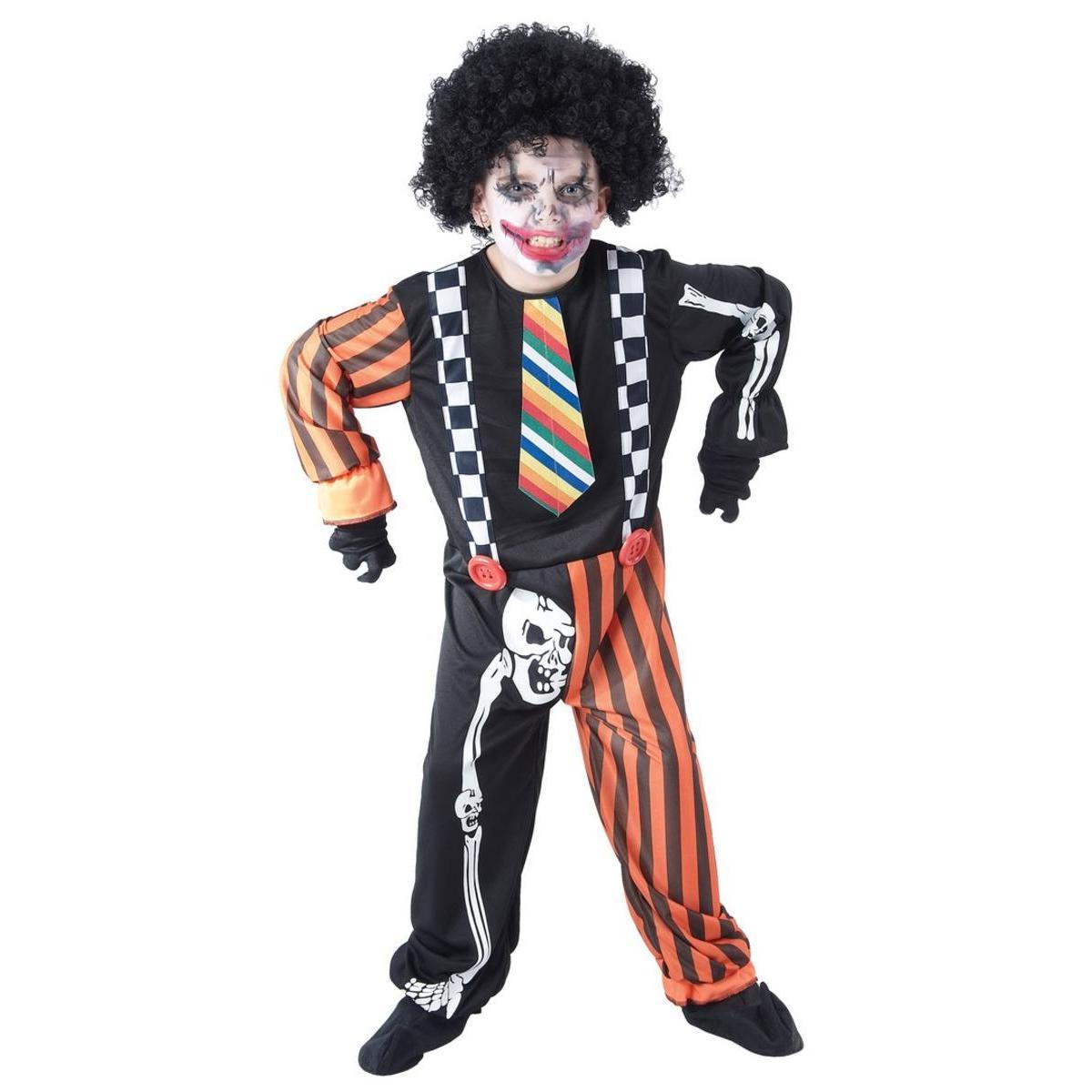 Costume clown de l'horreur - Taille enfant (S) - L 40 x H 2 x l 30 cm - Multicolore - PTIT CLOWN