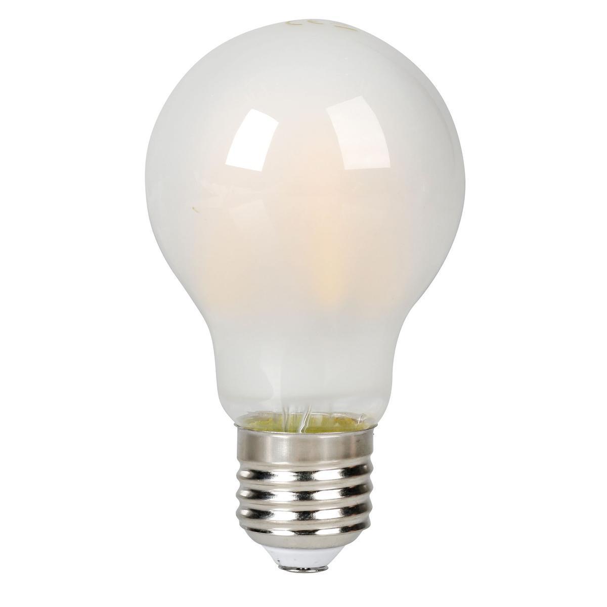 Ampoule LED à filament dépolie 5 W E27