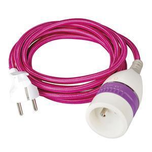 Prolongateur internet et cable - L 3 m - Violet