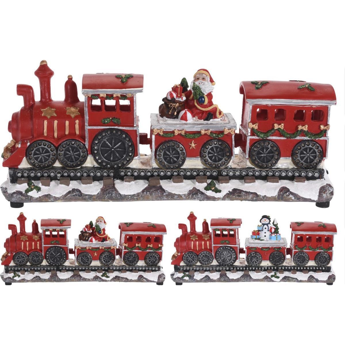 TRAIN DECO NOEL 39X11X17CM