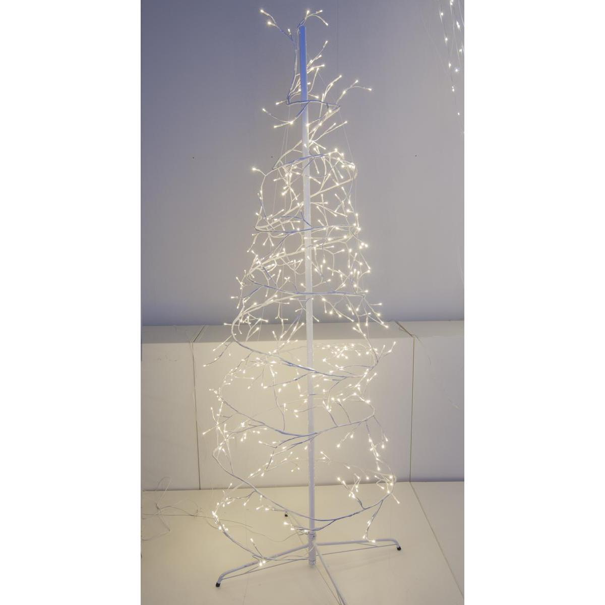 Arbre spiral - 180 cm - Blanc