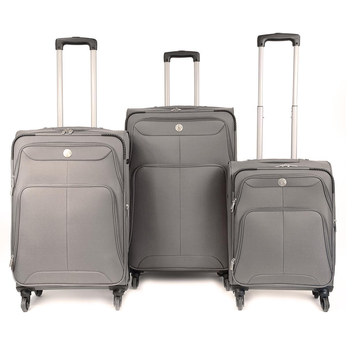 Valises 4 roues set de 3 - L 36 x 19 x H 51