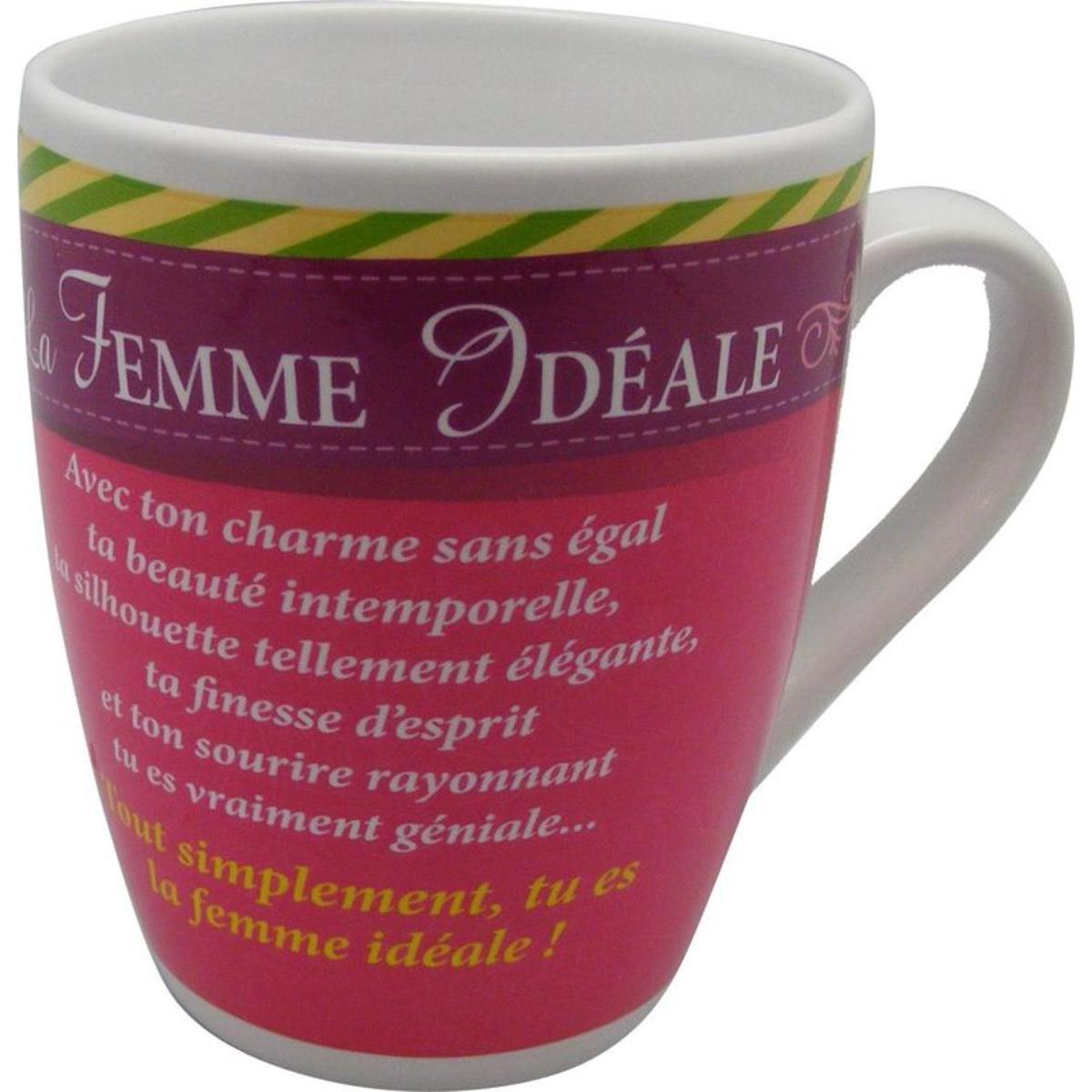 Mug poème femme idéale