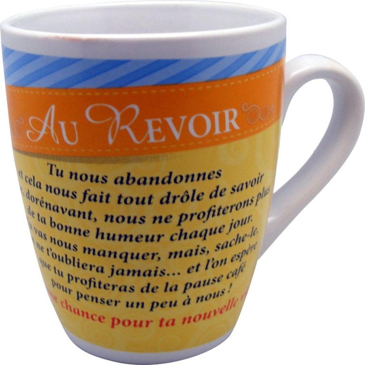 Mug poème au revoir