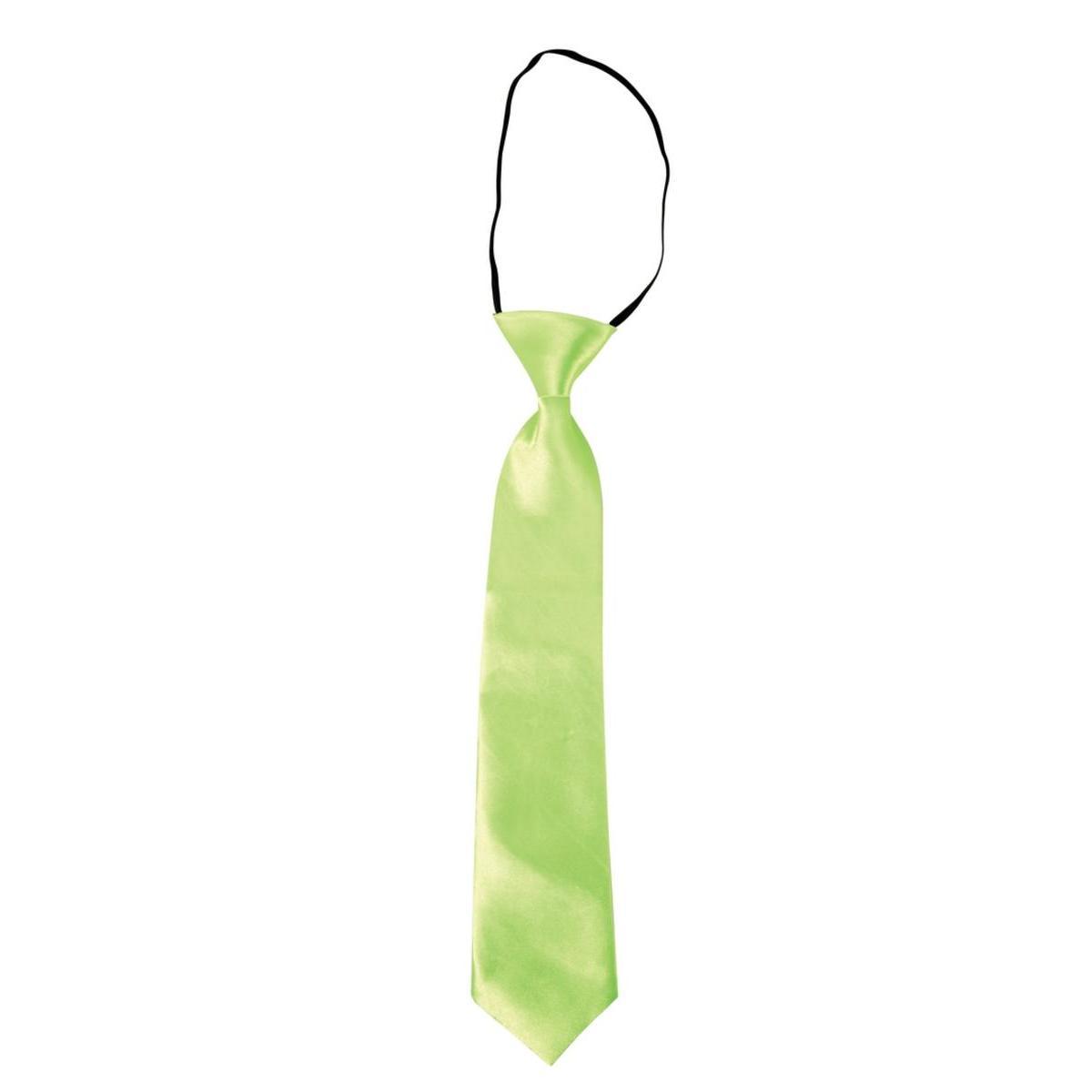 Cravate fluo - L 39 x l 10 cm - Vert - PTIT CLOWN