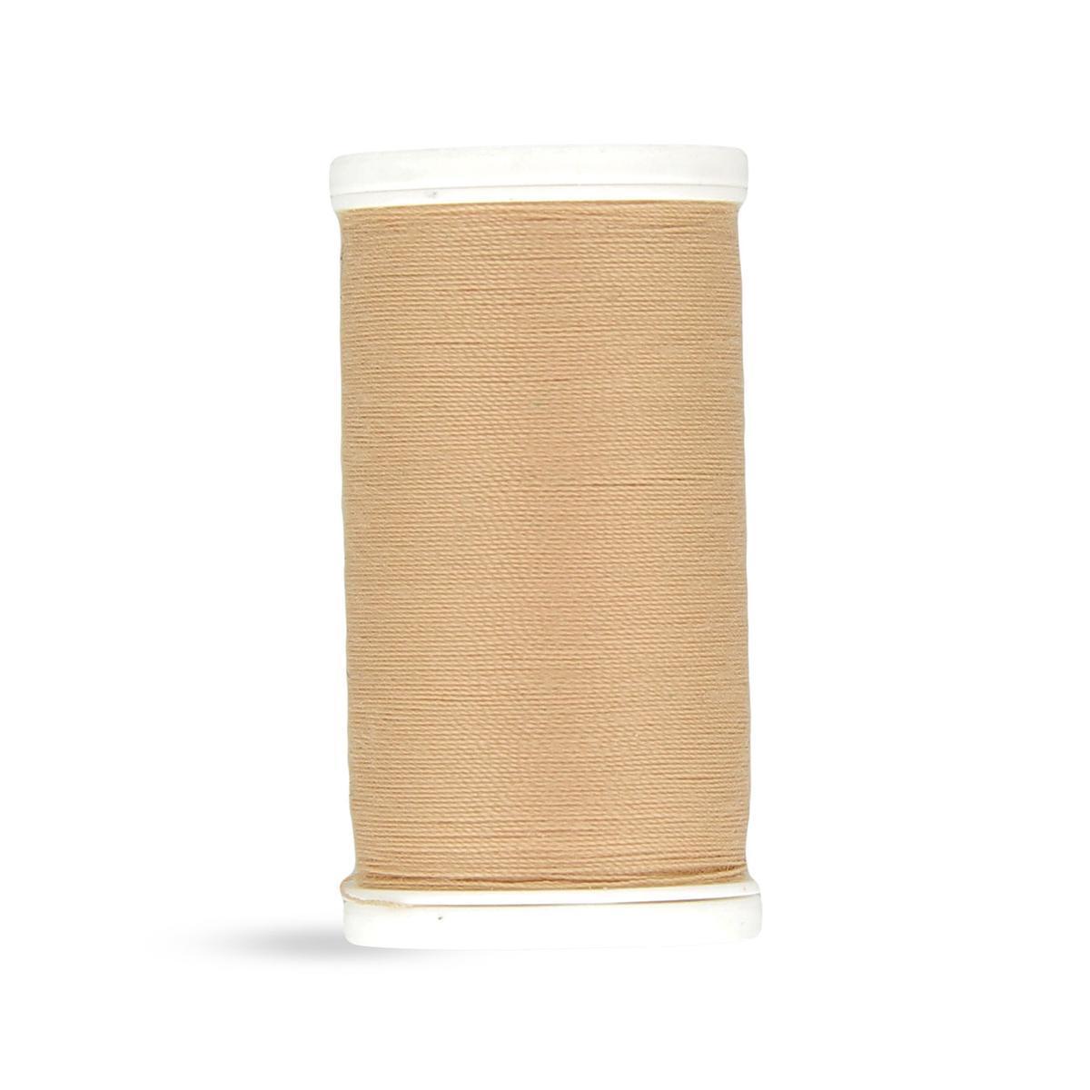 Bobine fil à coudre 100 m - 100 % polyester - Beige