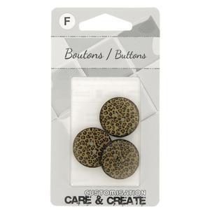 Carte 3 boutons coco panthered 22 - F - Multicolore