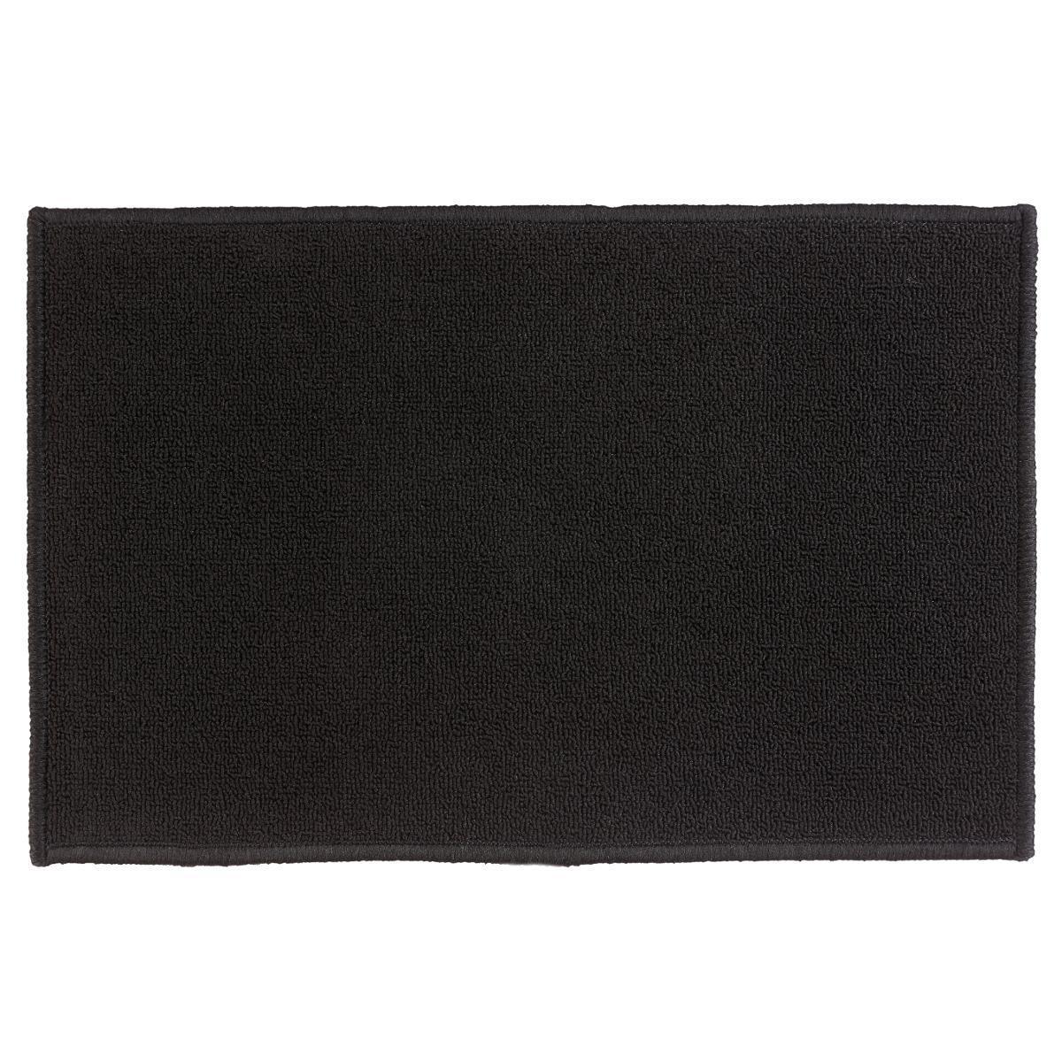 Tapis uni - 40 x 60 cm - Noir