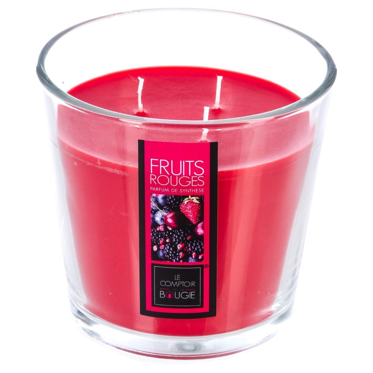 Bougie parfumée Nina fruits rouges - 500 g