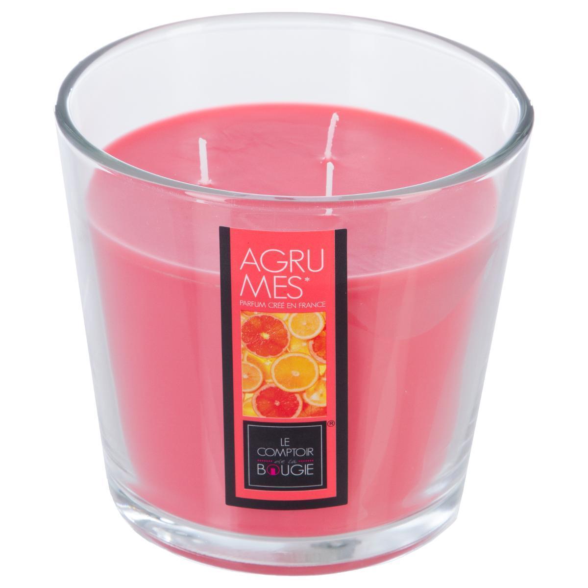 Bougie parfumée agrumes Nina - 500 g