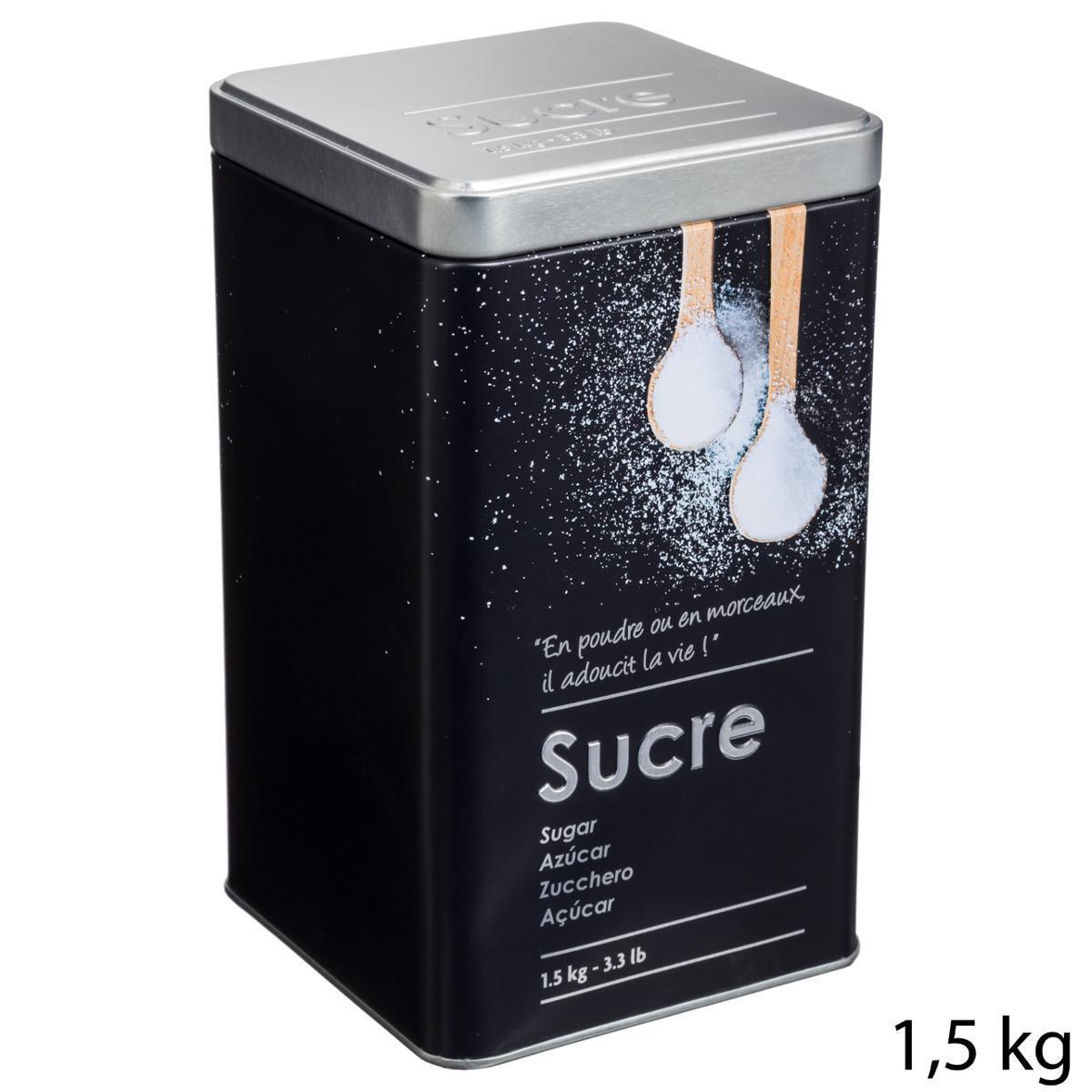 Boite sucre black ed