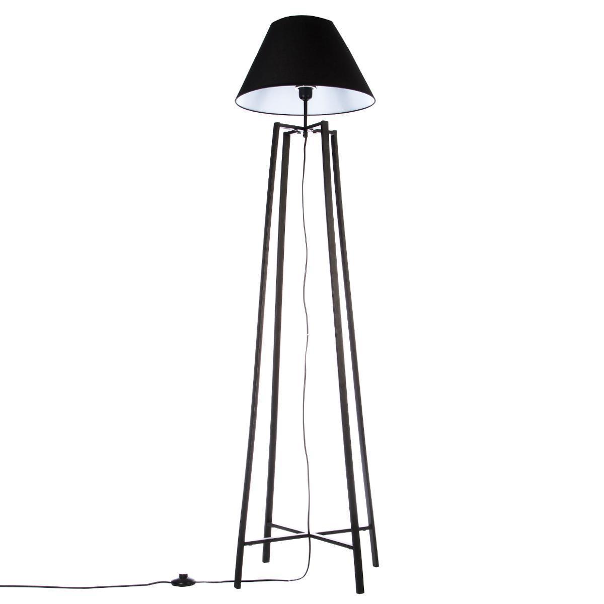 Lampadaire métal - H 160 cm