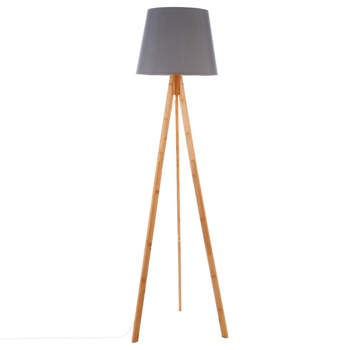 Lampadaire Bahi - H 160 cm - Gris