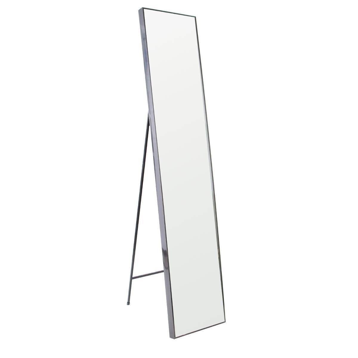 Miroir sur pied métallisé Marty - 30 x 150 cm