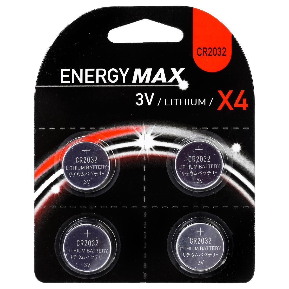 Pack de 4 piles lithium CR2032