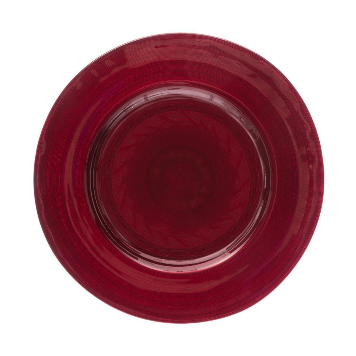 Assiette plate Jem - ø 28 cm - Rouge