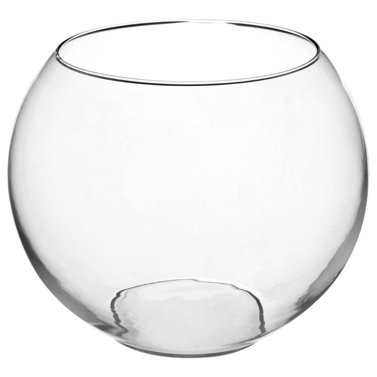 Vase boule transparent - ø 25 x H 20 cm
