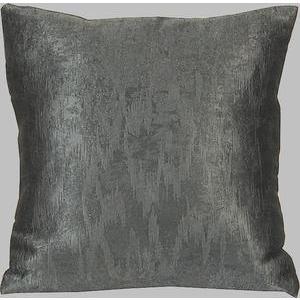 Coussin garni tissus frappé - 40 x 40 cm - Gris