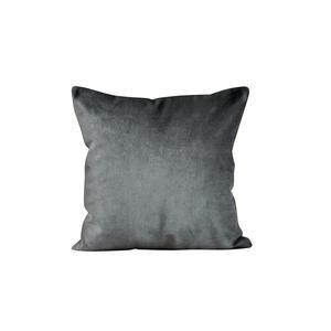 Housse de coussin Velours - 60 x 60 cm - Gris