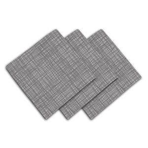 3 serviettes Galaxy - 45 x 45 cm - Gris