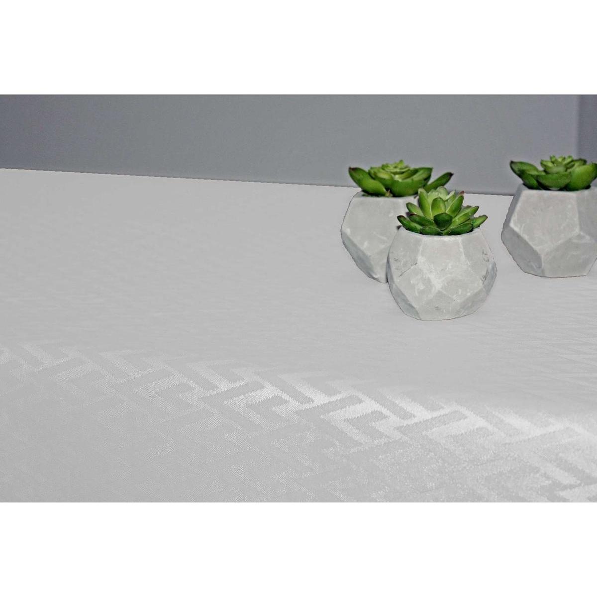 Nappe Catania - 145 x 300 cm - Blanc