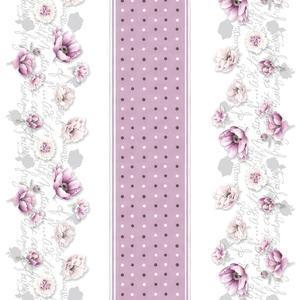 Sous-nappe Fleurs pastel - Blanc