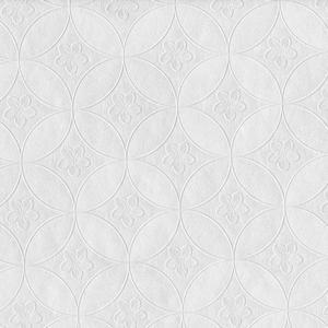 Toile cirée Ezia - 1.4 x 20 m - Blanc