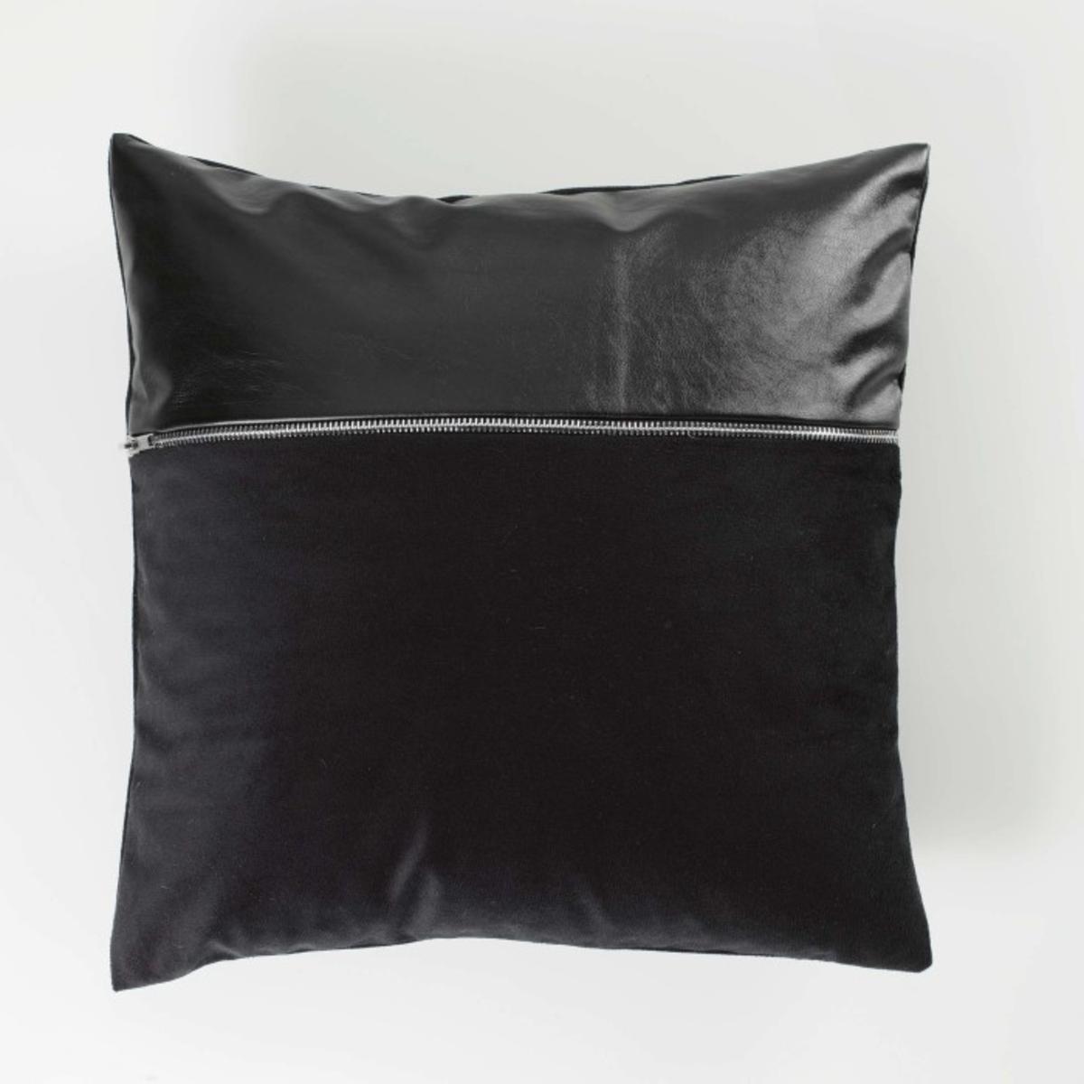 Housse de coussin Aston - 40 x 40 cm - Noir