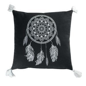 Coussin Ista - 40 x 40 cm - Noir