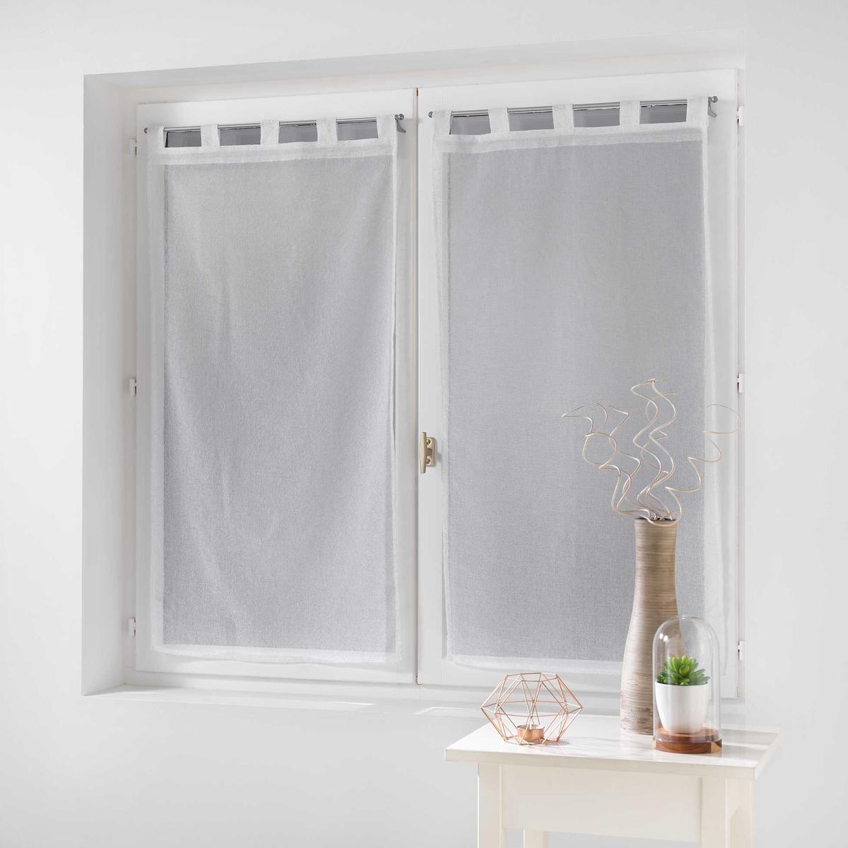 Paire de voilages Dalya - 60 x 120 cm - Blanc