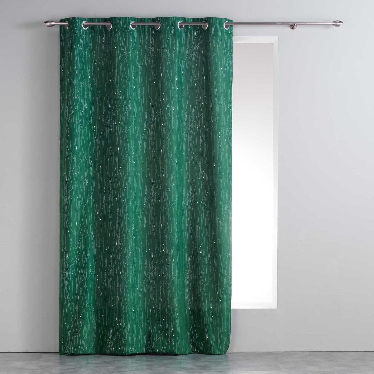 Rideau à œillets Filiane - 140 x 260 cm - Vert