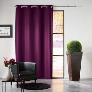 Rideau Mezzo - 140 x 240 cm - Violet prune